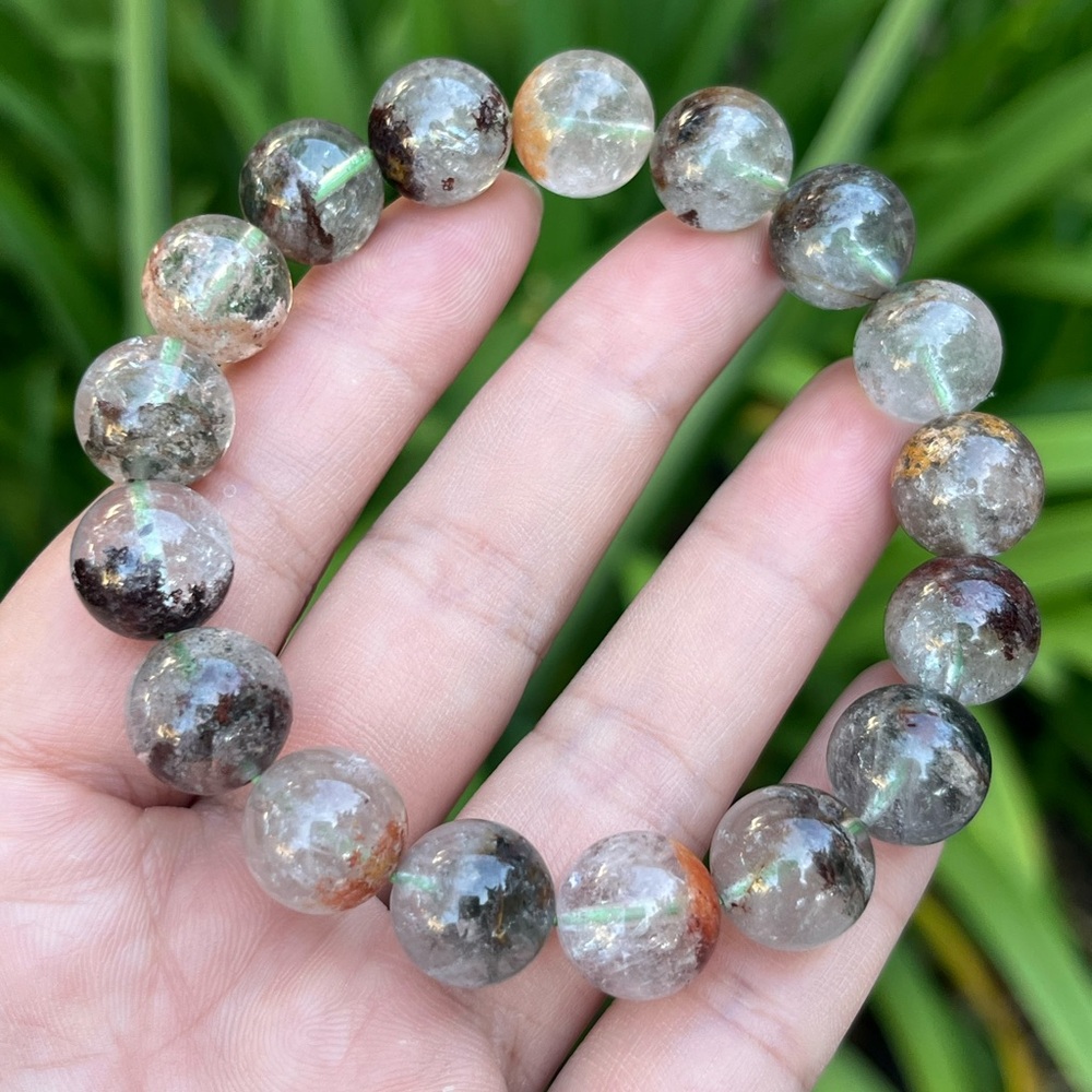 13mm stretchable Garden Quartz bracelet Palo‎